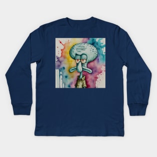 Tentacles Kids Long Sleeve T-Shirt